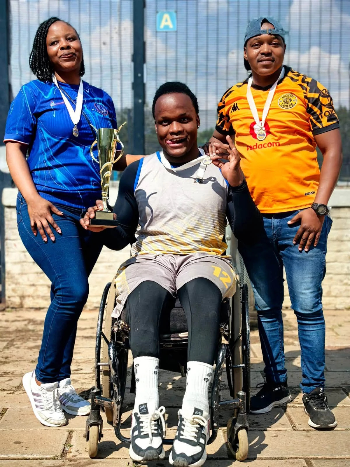 Wheelchair basketball league champions