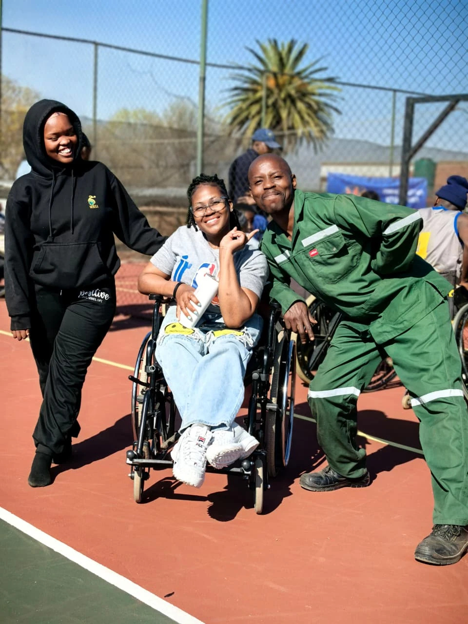 An original photograph retained from sports on the school website.
